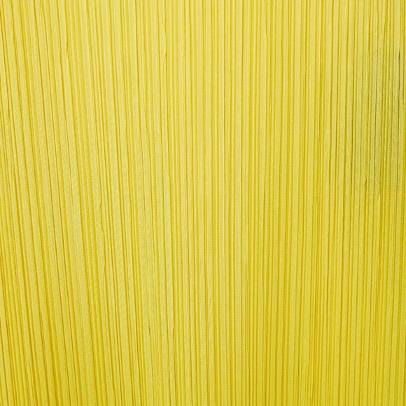 *SOLD* Issey Miyake Lemon Yellow Pleated Dress - Picture 5 of 7